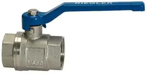 ⁨Kurek kulowy valve line uchwyt dzwigniowy wewn./wewn. G1", PN25 mosiadz, RIEGLER⁩ w sklepie Wasserman.eu