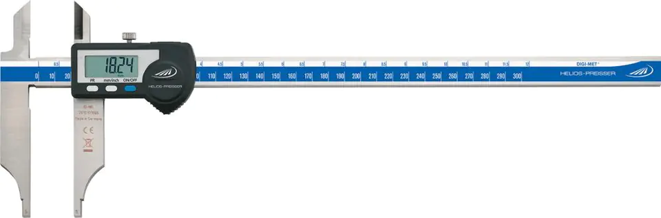 ⁨Suwmiarka warsztatowa, cyfrowa,ze szczek.gorn. 300mm HP⁩ w sklepie Wasserman.eu