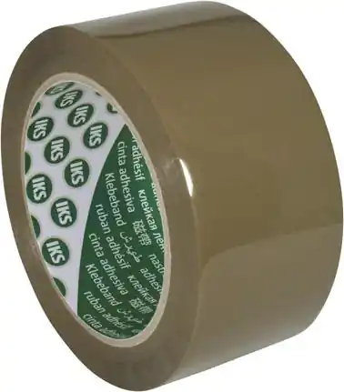 ⁨Verpackungsband F290, auf einem Träger aus Polyprop, mit natur.glue Gummi. 50mmx66m, Braun⁩ im Wasserman.eu