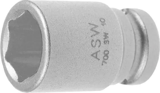 ⁨Socket wrench replacement impact tip, 1/4" 8mm ASW⁩ at Wasserman.eu