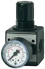 ⁨Regulator press. Multifix with pressure gauge BG1 0,5-10 bar G1/4" RIEGLER⁩ at Wasserman.eu