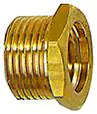 ⁨Reduction connector,short, brass,G3/8" to G1/4"RIEGLER⁩ at Wasserman.eu