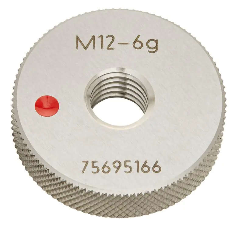 ⁨Thread ring gauge, non-transitiveDIN2299 M1⁩ at Wasserman.eu