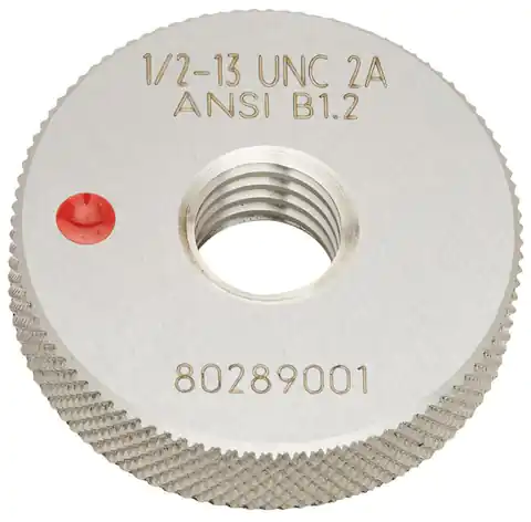 ⁨Thread ring gauge, non-transitiveUNC No. 6-32⁩ at Wasserman.eu