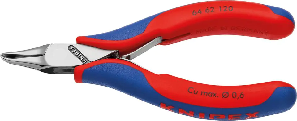 ⁨Angle nose cutting pliers for electronics, with mini blades 120mm KNIPEX⁩ at Wasserman.eu