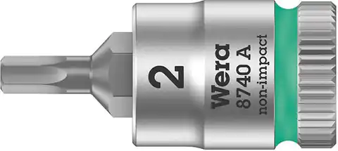 ⁨Socket 1/4"d.screw with nit.6-cat.2x28mm Wera⁩ at Wasserman.eu