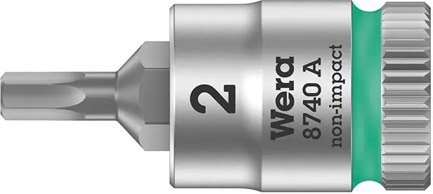 ⁨Nasadka wktetakowa 1/4"d.srub z gniaz.6-kat.2x28mm Wera⁩ w sklepie Wasserman.eu