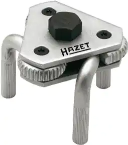 ⁨Oil filter wrench, 3-arm with 4-angle 3/8" / key size 19mm 65-120mm HAZET⁩ at Wasserman.eu