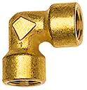 ⁨Angle fitting, brass internal thread / internal thread G1/4" RIEGLER⁩ at Wasserman.eu