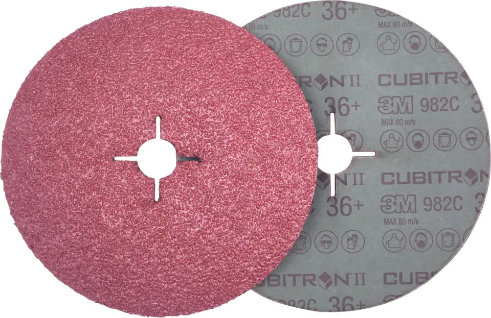 ⁨Tarcza fibrowa Cubitron II 982C 115mm P080+ 3M⁩ w sklepie Wasserman.eu