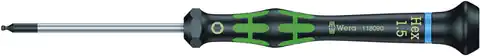 ⁨For electronics screwdriver with 6-point socket with spherical head 2.5mm Wera⁩ at Wasserman.eu