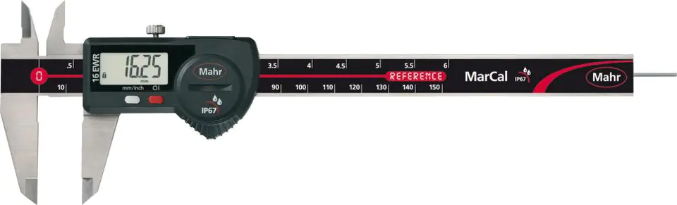 ⁨IP67 digital caliper, with 150mm ET MAHR data output⁩ at Wasserman.eu