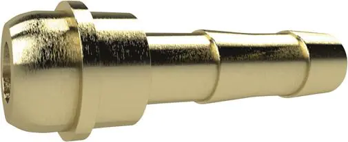 ⁨Hose sleeve 133998 made of brass, with ball fitting, Ø in. hose 6mm RIEGLER⁩ at Wasserman.eu