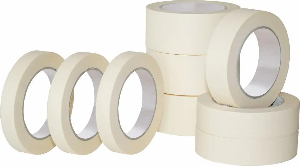 ⁨Adhesive tape maxtape creped 50mmx50m, chamois (brown)⁩ at Wasserman.eu