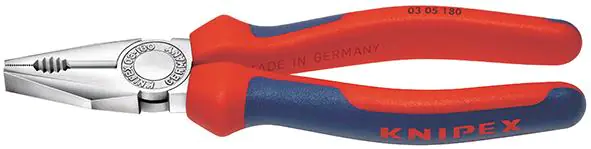 ⁨Univer pliers, chrome-plated, with multi-component warrant. 200mm KNIPEX⁩ at Wasserman.eu