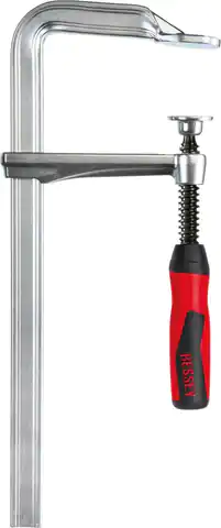 ⁨Screw clamp, steel with a handle 2-compon. BESSEY 400x120mm⁩ at Wasserman.eu