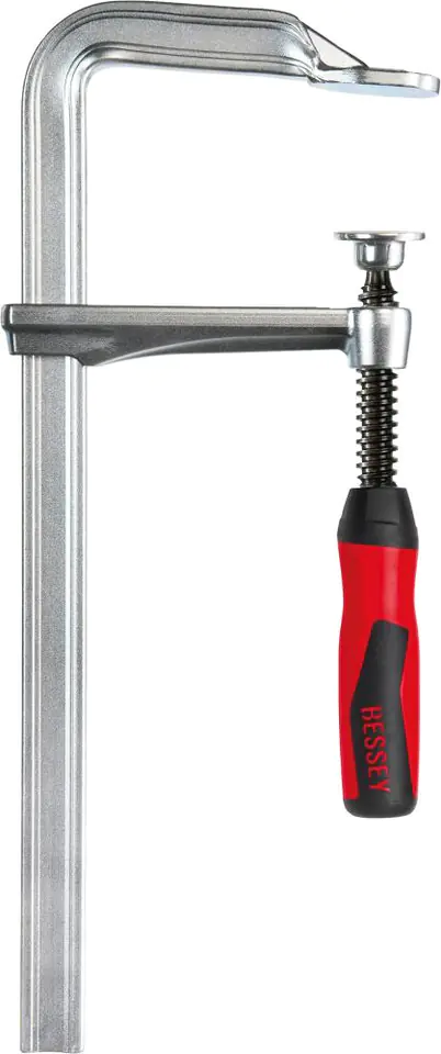 ⁨Screw clamp, steel with a handle 2-compon. 120x60mm BESSEY⁩ at Wasserman.eu