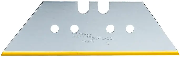 ⁨Trapezoidal blade. TiN 0,65mm 10 pcs in the LUTZ BLADES package⁩ at Wasserman.eu