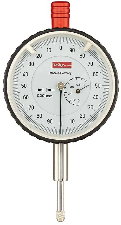 ⁨Czujnik zegarowy,precyz. FM1000Tnumeracja w kier. przeciw.do ruchu wskaz. zegara KÄFER⁩ w sklepie Wasserman.eu