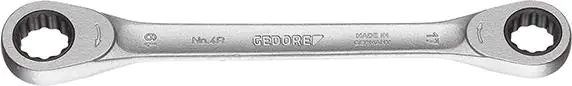 ⁨Double mesh key. with a ring with a rattle. GEDORE 17x19mm⁩ at Wasserman.eu