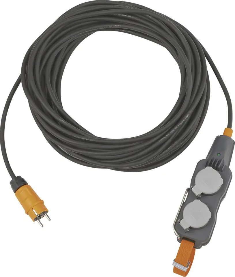 ⁨Extension cable, 4 sockets, IP54 H07RN-F3G1,5 25m Brennenstuhl⁩ at Wasserman.eu