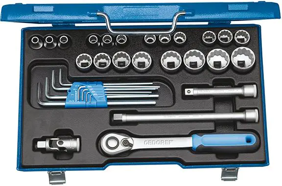 ⁨Socket set 1/2" D19WAU-20, 31-piece GEDORE⁩ at Wasserman.eu