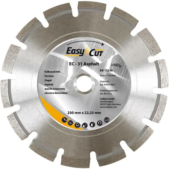 ⁨Diament.tarcza do ciecia EC-31 350x3,2x10x25,4 mm CEDIMA⁩ w sklepie Wasserman.eu