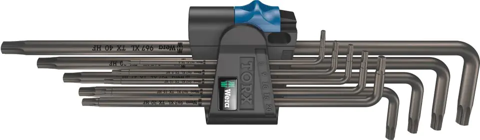 ⁨Key set.mandrel with holding function, 9-part. Wera⁩ at Wasserman.eu