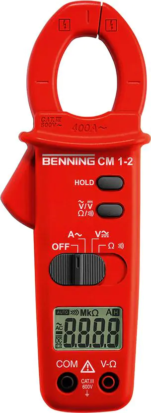 ⁨Digital Clamp Multimeter CM 1-2 BENNING⁩ at Wasserman.eu