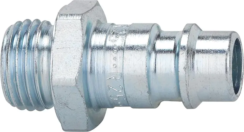 ⁨Plug-in nipple, hardened, galvanized,Ønomin.7,2-7,8, mm external thread G 1/2 RIEGLER⁩ at Wasserman.eu