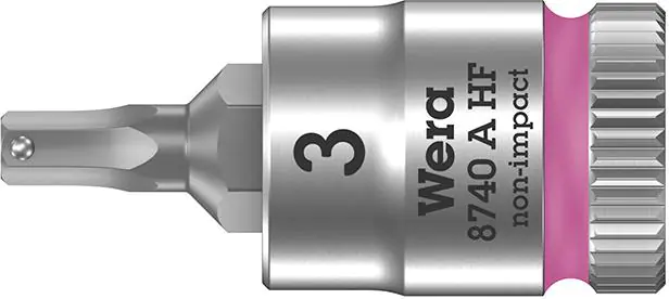 ⁨Socket 1/4" d.screw with 6-catch, with hold function, 3x28mm Wera⁩ at Wasserman.eu