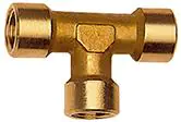 ⁨Brass tee inner/inth/internal G1/4" RIEGLER⁩ at Wasserman.eu