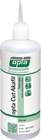 ⁨Olej do obrobki skrawaniem Cut Akafill, butelka 210 ml OPTA⁩ w sklepie Wasserman.eu