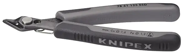 ⁨Szczypce tnące boczne dla elektroników, 140 mm, 78 61 140 ESD, KNIPEX⁩ w sklepie Wasserman.eu