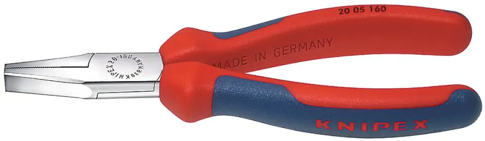 ⁨Flat pliers, chrome.rekoj. Coated PVC 140mm KNIPEX⁩ at Wasserman.eu