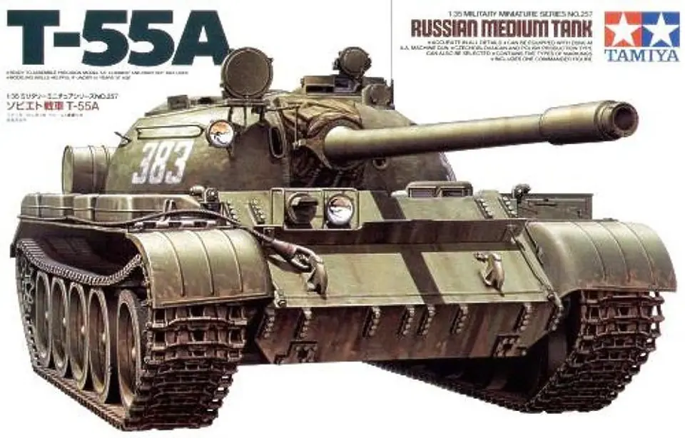 ⁨Soviet Tank T-55A⁩ at Wasserman.eu