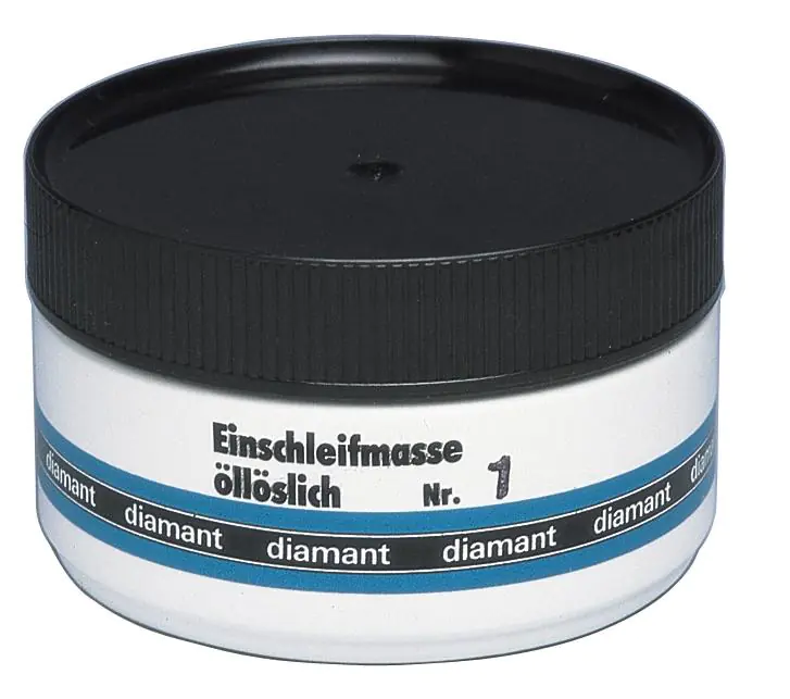 ⁨Lapping paste, oil-soluble, No. 1, coarse grain. 220ml diamant⁩ at Wasserman.eu