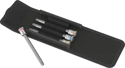 ⁨Zest.nasocketek screwdriver. with holding function1/4" Torx 25-T40x100mm 4-piece Wera⁩ at Wasserman.eu