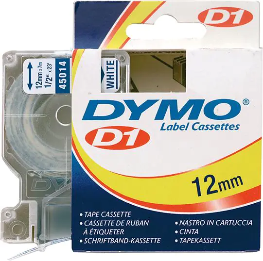 Label Printer Ribbon D1 45014, blue/white 12mmx7m DYMO at Wasserman.eu
