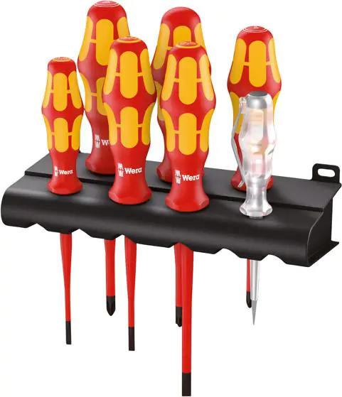 ⁨VDE slim screwdriver set, 7-piece Wera⁩ at Wasserman.eu