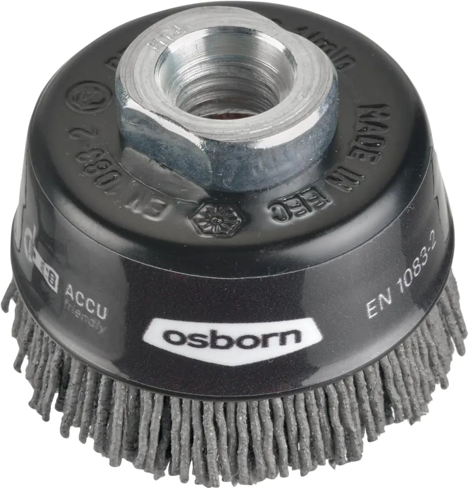 ⁨Pot brush, abrasive nylon 60x21mm Osborn⁩ at Wasserman.eu