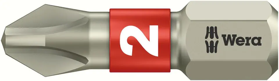 ⁨Bit nierdzewny 1/4" DIN3126C6,3 PH2x25mm Wera⁩ w sklepie Wasserman.eu