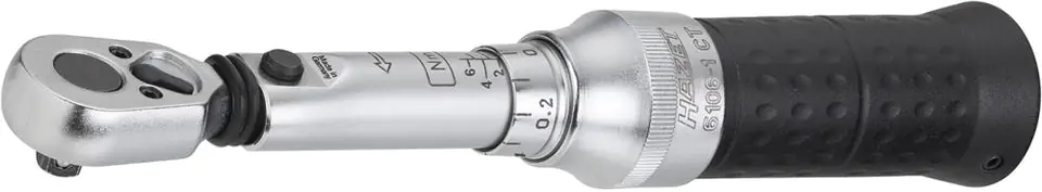 ⁨Torque wrench 6106-1CT 1-6Nm 1/4" HAZET⁩ at Wasserman.eu