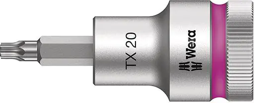 ⁨1/2" cap with hold function. for head screws with socketTORX 45x60mm Wera⁩ at Wasserman.eu