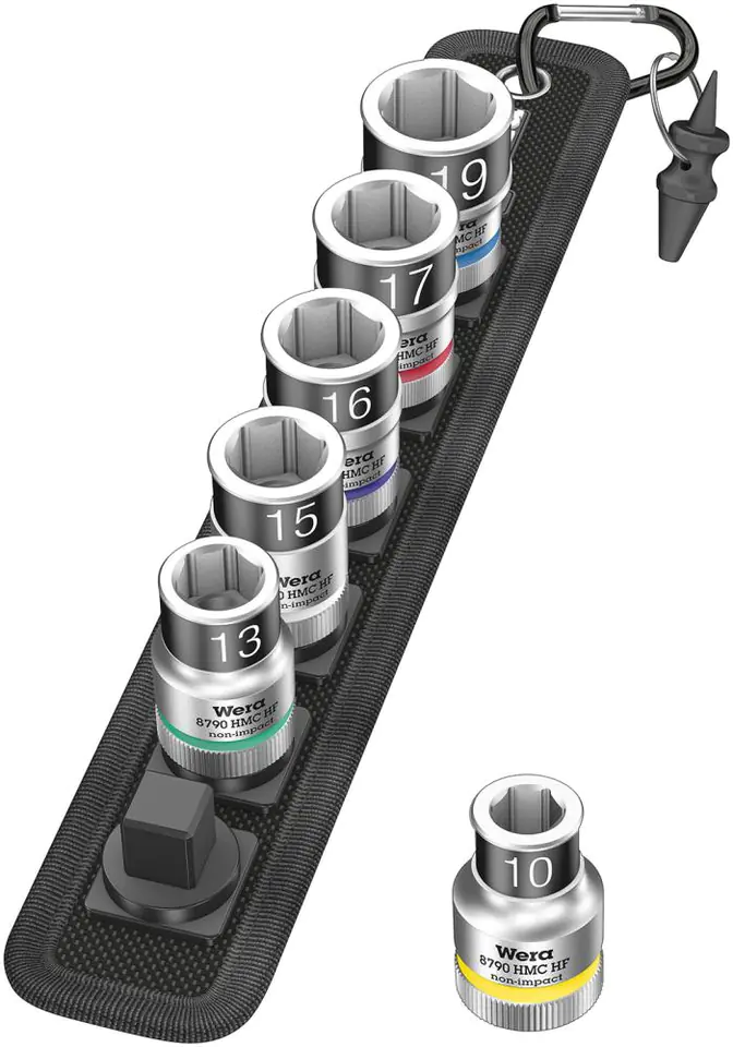 ⁨1/2" socket with hold function, 6-part Wera⁩ at Wasserman.eu