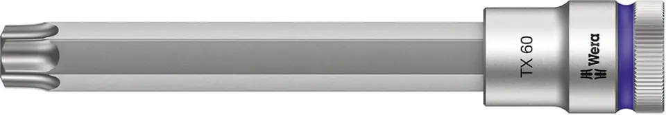 ⁨Nasadka wktetakowa z funkcja przytrzym. 1/2"do srub z lbemTORX 60x140mm Wera⁩ w sklepie Wasserman.eu