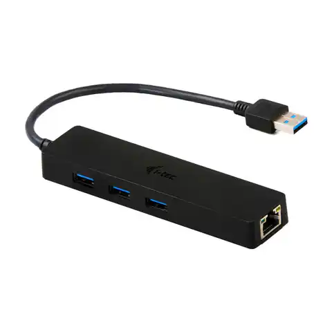 ⁨USB 3.0 Slim HUB 3 Port + Gigabit Ethernet 10/100/1000⁩ w sklepie Wasserman.eu