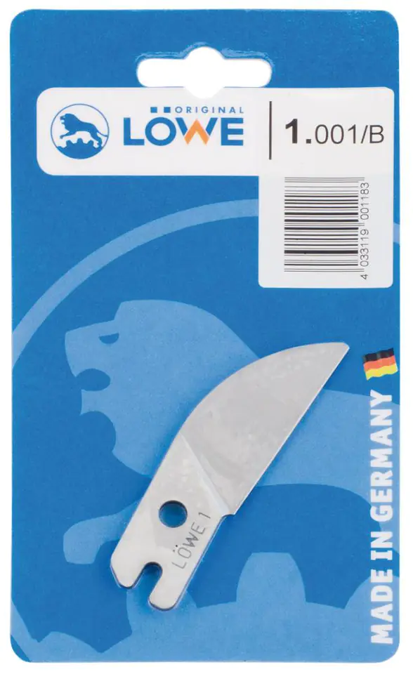 ⁨LÖWE shears blade 1, 1 pc on LÖWE blister⁩ at Wasserman.eu