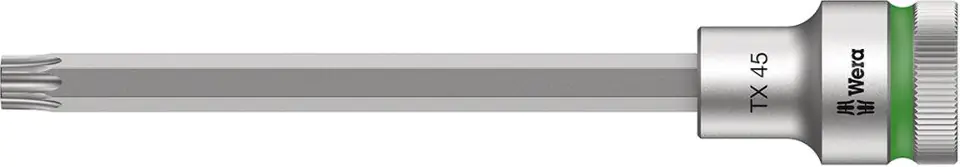⁨Socket with hold function. 1/2" for lbemTORX 45x140mm Wera screws⁩ at Wasserman.eu