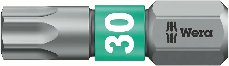 ⁨Bit BiTorsion 1/4" DIN3126C6,3,d.screw with Torx socket 30x25mm Wera⁩ at Wasserman.eu